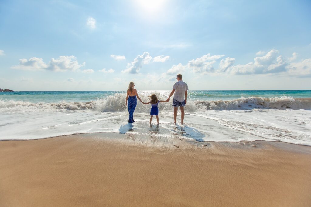 familj strand